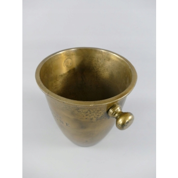 Francuski Cooler na Lod Alkohol - Chłodziarka na Wino Wódkę Stojak Mosiądz