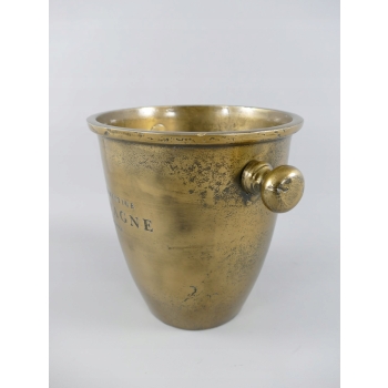 Francuski Cooler na Lod Alkohol - Chłodziarka na Wino Wódkę Stojak Mosiądz