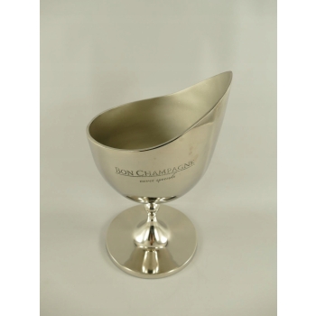 Srebrny Francuski Cooler na Lód Alkohol - Chłodziarka na Wino Wódkę Stojak