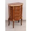 Francuska Komoda Intarsjowana Ludwik - Stolik Nocny - Stolik z Szufladami