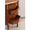 Francuska Komoda Intarsjowana Ludwik - Stolik Nocny - Stolik z Szufladami