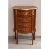 Francuska Komoda Intarsjowana Ludwik - Stolik Nocny - Stolik z Szufladami