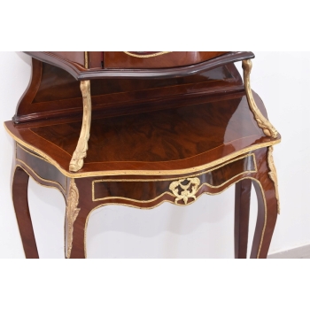 Stylowa Witryna w Stylu Barokowym - Gablota Serwantka Barek - Gięte Szkło