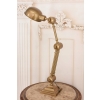 Aluminiowa Lampa Gabinetowa - Lampka Stołowa Biuro - Złota Retro Vintage
