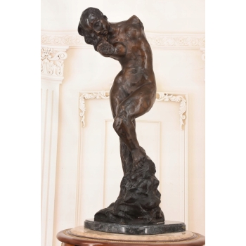 Giga Akt Ewa - Posąg Akt Kobiety - Sygn - Rzeźba Figura z Brązu