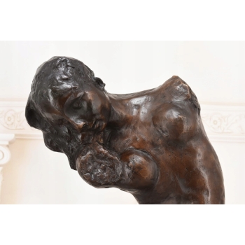 Giga Akt Ewa - Posąg Akt Kobiety - Sygn - Rzeźba Figura z Brązu