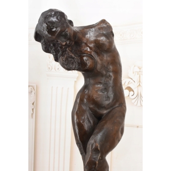 Giga Akt Ewa - Posąg Akt Kobiety - Sygn - Rzeźba Figura z Brązu