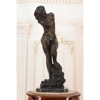 Giga Akt Ewa - Posąg Akt Kobiety - Sygn - Rzeźba Figura z Brązu