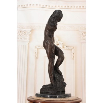 Giga Akt Ewa - Posąg Akt Kobiety - Sygn - Rzeźba Figura z Brązu