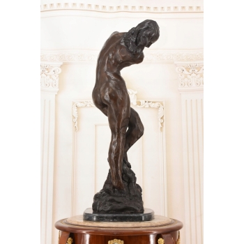 Giga Akt Ewa - Posąg Akt Kobiety - Sygn - Rzeźba Figura z Brązu