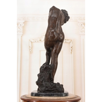 Giga Akt Ewa - Posąg Akt Kobiety - Sygn - Rzeźba Figura z Brązu