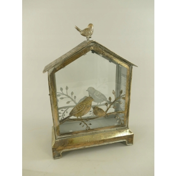 Lampion Domek na Świece - Latarnia Stojąca - Vintage - Lampa na Klimat