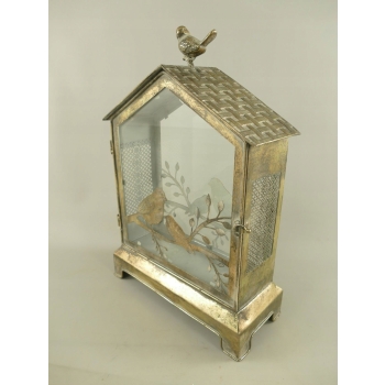 Lampion Domek na Świece - Latarnia Stojąca - Vintage - Lampa na Klimat