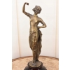 Kobieta Egipcjanka - Akt - Figura Rzeźba z Brązu - Dekoracja