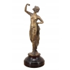 Kobieta Egipcjanka - Akt - Figura Rzeźba z Brązu - Dekoracja