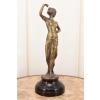 Kobieta Egipcjanka - Akt - Figura Rzeźba z Brązu - Dekoracja