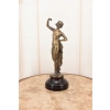 Kobieta Egipcjanka - Akt - Figura Rzeźba z Brązu - Dekoracja