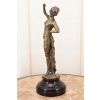 Kobieta Egipcjanka - Akt - Figura Rzeźba z Brązu - Dekoracja