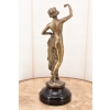 Kobieta Egipcjanka - Akt - Figura Rzeźba z Brązu - Dekoracja