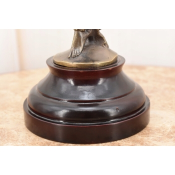 Kobieta Egipcjanka - Akt - Figura Rzeźba z Brązu - Dekoracja