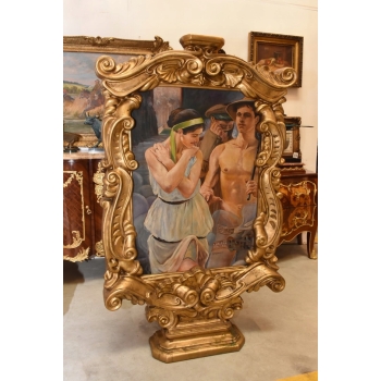 Jacek Malczewski - Kobieta w Sukni - Zakochani - Pałacowy Obraz Stojący