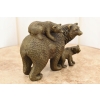 Trzy Niedźwiedzie z Matką - Rodzina - Niedźwiedź - Figura Rzeźba z Brązu