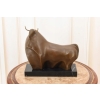 Fernando Botero - Gruby Abstrakcyjny Byk - Figura Rzeźba z Brązu - Ozdoba