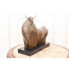 Fernando Botero - Gruby Abstrakcyjny Byk - Figura Rzeźba z Brązu - Ozdoba