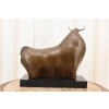 Fernando Botero - Gruby Abstrakcyjny Byk - Figura Rzeźba z Brązu - Ozdoba