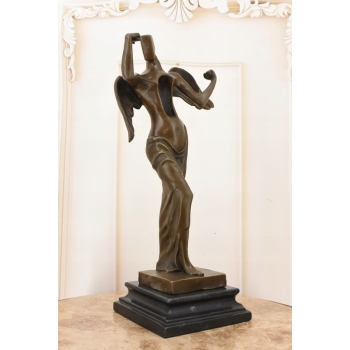 Surrealistyczny Anioł - Salvador Dali Style - Abstrakcyjna - Figura z Brązu