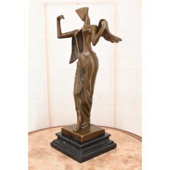 Surrealistyczny Anioł - Salvador Dali Style - Abstrakcyjna - Figura z Brązu