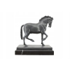 A. BARYE - Piękny Koń Arabski - Figura Rzeźba z Brązu - Patyna - Dekoracja