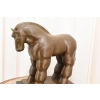 Fernando Botero - Gruby Modernistyczny Koń - Figura Rzeźba z Brązu - Ozdoba
