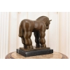 Fernando Botero - Gruby Modernistyczny Koń - Figura Rzeźba z Brązu - Ozdoba