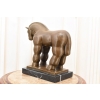 Fernando Botero - Gruby Modernistyczny Koń - Figura Rzeźba z Brązu - Ozdoba