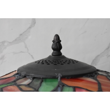 Lampa Podłogowa - Tiffany Style - Lampa Witrażowa - Kolorowa Lampka - Biuro