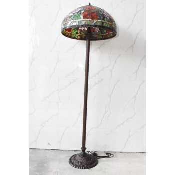 Lampa Podłogowa - Tiffany Style - Lampa Witrażowa - Kolorowa Lampka - Biuro