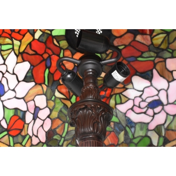 Lampa Podłogowa - Tiffany Style - Lampa Witrażowa - Kolorowa Lampka - Biuro