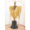 Tancerka z Brązu - Złocony Brąz - Szeherezada - Styl Art Deco 50 cm