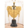 Tancerka z Brązu - Złocony Brąz - Szeherezada - Styl Art Deco 50 cm