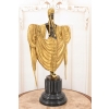 Tancerka z Brązu - Złocony Brąz - Szeherezada - Styl Art Deco 50 cm