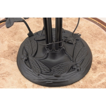 Lampa Stołowa Witrażowa - Styl Tiffany - witraż - Kolorowa Lampka - Gabinet