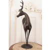 Nowoczesny Nowoczesny Jeleń - Figura Rzeźba z Brązu - Prezent Ozdoba