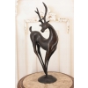 Nowoczesny Nowoczesny Jeleń - Figura Rzeźba z Brązu - Prezent Ozdoba