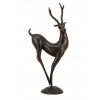 Nowoczesny Nowoczesny Jeleń - Figura Rzeźba z Brązu - Prezent Ozdoba