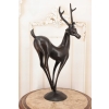 Nowoczesny Nowoczesny Jeleń - Figura Rzeźba z Brązu - Prezent Ozdoba