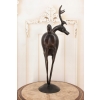 Nowoczesny Nowoczesny Jeleń - Figura Rzeźba z Brązu - Prezent Ozdoba