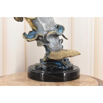 Okoń z Brązu - Ryba Wędkarstwo - Figura Rzeźba z Brązu - Prezent Puchar