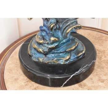 Okoń z Brązu - Ryba Wędkarstwo - Figura Rzeźba z Brązu - Prezent Puchar