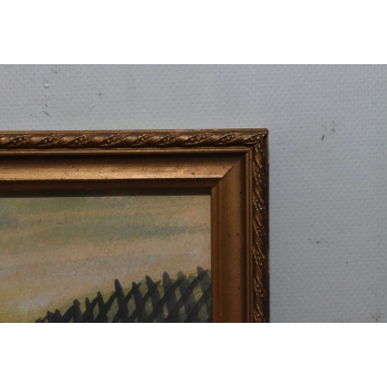 Nikifor Krynicki - Kapliczka w Krynicy Zdrój - Stary Obraz Akwarela Ołówek